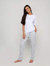 Raposa Брюки 172826 021-2WHT Белый/цветы