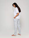 Raposa Брюки 172826 021-2WHT Белый/цветы