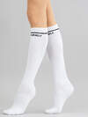 JS Giulia Гольфы 174631 WG1 TEXT STRONG 002 bianco