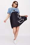 Lika Dress Платье 243641 8379 черный/голубой