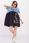 Lika Dress Платье 243641 8379 черный/голубой