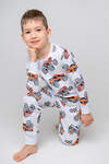 CROCKID Пижама 252953 К 1552 машины на св.сером меланже