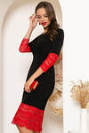 LT Collection Платье 259809 П4376 чёрный, красный