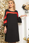 LT Collection Платье 260304 П4441 чёрный, красный