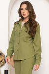 LT Collection Рубашка 260767 Б4563 зеленый