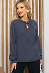LT Collection Блуза 265764 Б4688 синий