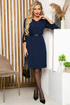 LT Collection Платье 265765 П4699 тёмно-синий