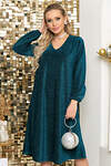 LT Collection Платье 266332 П4768 мерцающий тёмно-бирюзовый