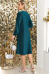 LT Collection Платье 266332 П4768 мерцающий тёмно-бирюзовый