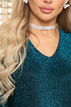 LT Collection Платье 266332 П4768 мерцающий тёмно-бирюзовый