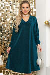 LT Collection Платье 266332 П4768 мерцающий тёмно-бирюзовый