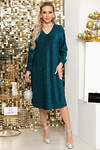 LT Collection Платье 266332 П4768 мерцающий тёмно-бирюзовый