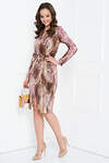 Bellovera Платье 267782 40П3247 коричневый, розовый