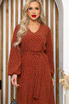 LT Collection Платье 268908 П4813 терракотовый