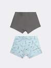 MARK FORMELLE Трусы 269422 413350-2 текст на голубом +графит