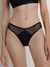 Conte elegant Трусы 271222 MESH&DOTS COTTON LBR 1871 black