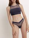 Conte elegant Бюстье 271994 MESH&DOTS COTTON LBE 1874 deep grey