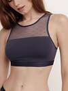 Conte elegant Бюстье 271994 MESH&DOTS COTTON LBE 1874 deep grey