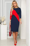 LT Collection Платье 272169 П4927 синий, красный