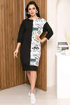 LT Collection Платье 279507 П5151 белый, чёрный
