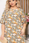 LT Collection Платье 279523 П5256 серо-голубой