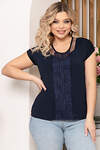 LT Collection Блуза 279866 Б5270 синий