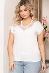 LT Collection Блуза 279867 Б5268 белый