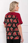 Bellovera Блузка 280674 55Б4952 бордовый