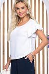 LT Collection Блуза 280681 Б4289 белый