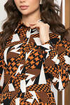 LT Collection Платье 280683 П4920 чёрный, коричневый