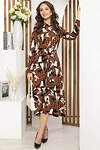 LT Collection Платье 280683 П4920 чёрный, коричневый