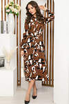 LT Collection Платье 280683 П4920 чёрный, коричневый
