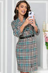 LT Collection Платье 280698 П5178 бежевый, серый