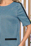 LT Collection Платье 280710 П5235 голубой, чёрный