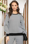 LT Collection Костюм 281343 К5307 серый, чёрный