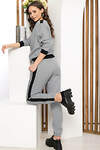 LT Collection Костюм 281343 К5307 серый, чёрный