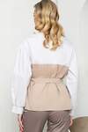 LT Collection Блуза 281544 Б5213 белый, бежевый