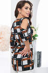 LT Collection Туника 281546 Б5245 мультиколор (чёрный, терракотовый, серый)