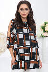 LT Collection Туника 281546 Б5245 мультиколор (чёрный, терракотовый, серый)