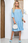 LT Collection Платье 281549 П5260 небесно-голубой