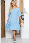 LT Collection Платье 281549 П5260 небесно-голубой