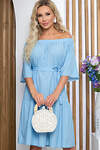 LT Collection Платье 281549 П5260 небесно-голубой