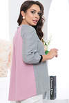 LT Collection Блуза 281559 Б5315 розовый/серый