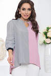 LT Collection Блуза 281559 Б5315 розовый/серый