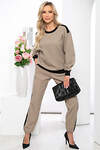 LT Collection Костюм 281729 К5232 бежевый, коричневый, чёрный