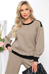 LT Collection Костюм 281729 К5232 бежевый, коричневый, чёрный