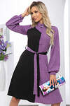 LT Collection Платье 282092 П5403 чёрный, сиреневый
