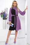 LT Collection Платье 282092 П5403 чёрный, сиреневый