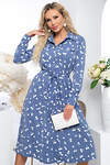 LT Collection Платье 282093 П5284 джинсовый