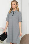 LT Collection Платье 282312 П5431 чёрный, белый